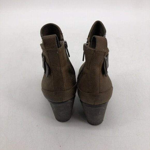 Vince Camuto brown Hayes Chunky leather ankle bootie 5.5 - Picture 8 of 15